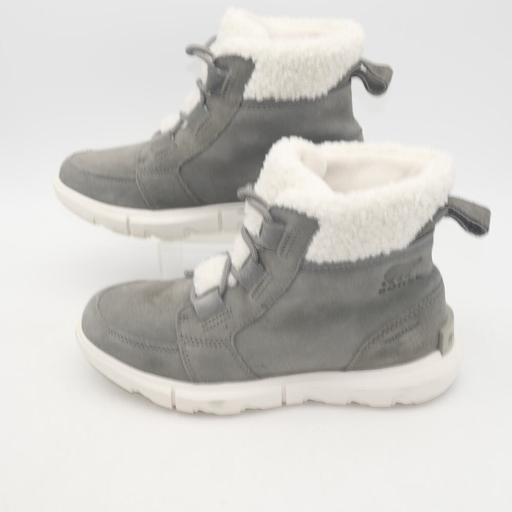 NEW Sorel Women's 5.5 Explorer II Carnival Cozy WP Insulated Boots Quarry Gray - Picture 3 of 9